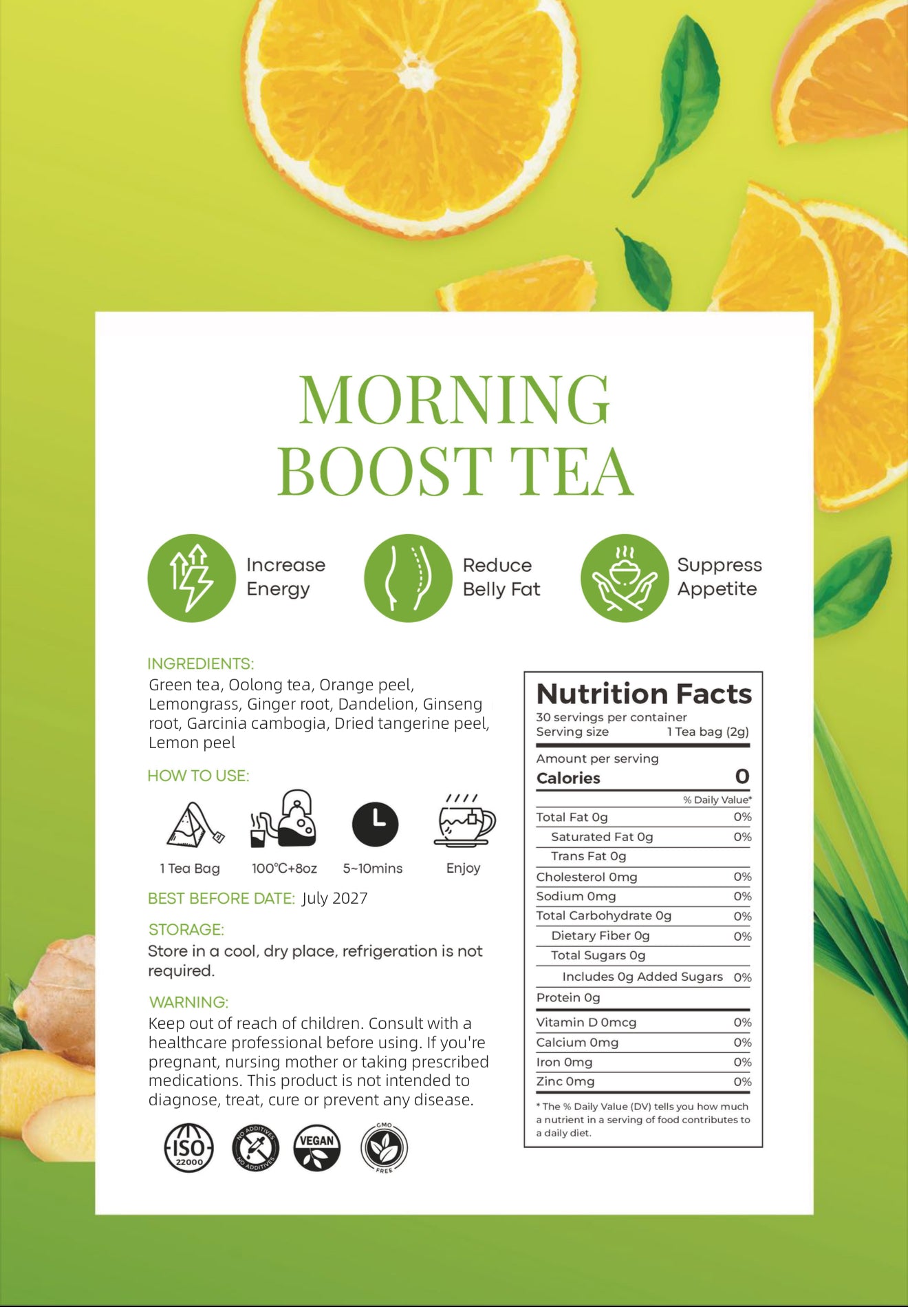 30 Day Luxury Detox Tea